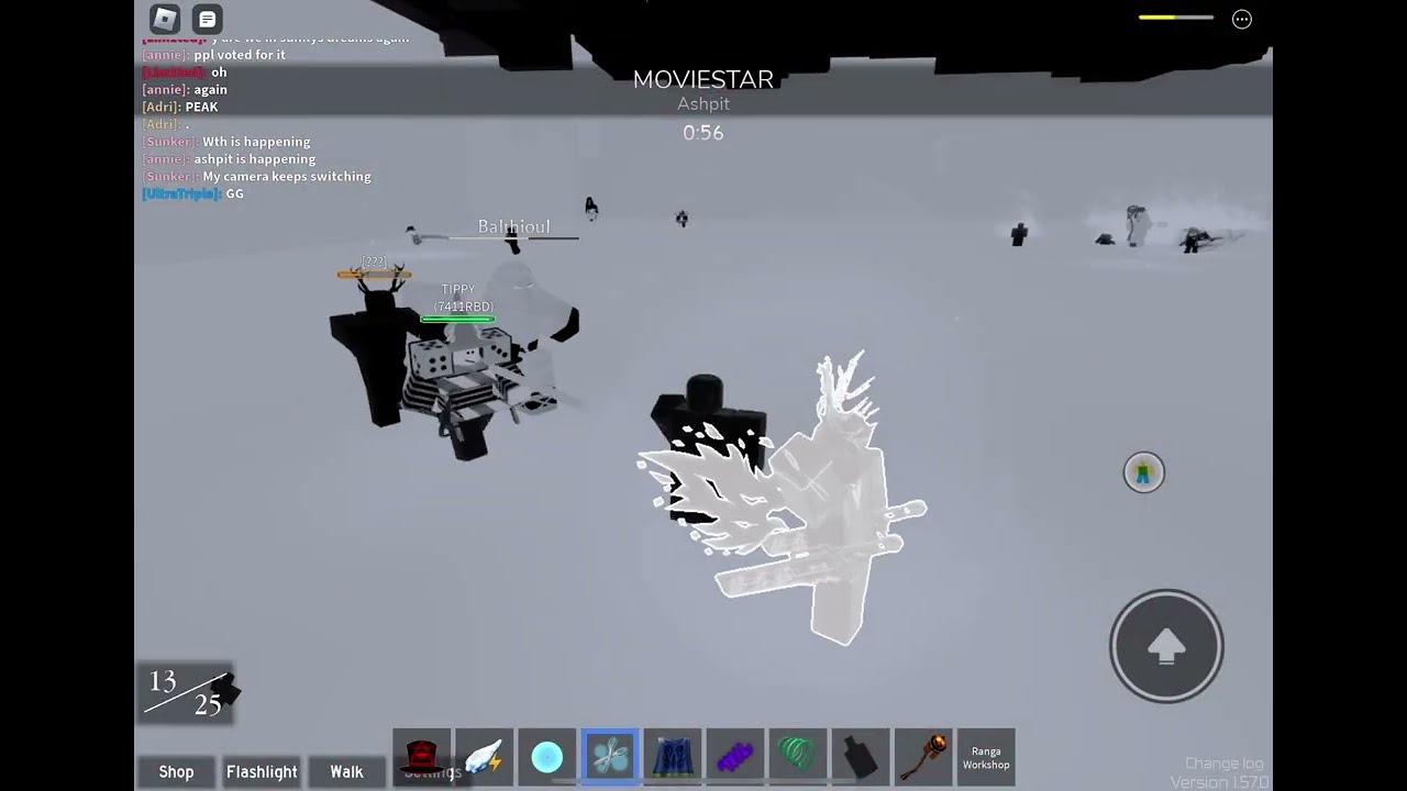 Roblox Midnight Horrors: MOVIESTAR: Ashpit