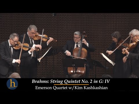 Heifetz 2016: Emerson Quartet & Kim Kashkashian | Brahms: String Quintet , Op. 111: Finale