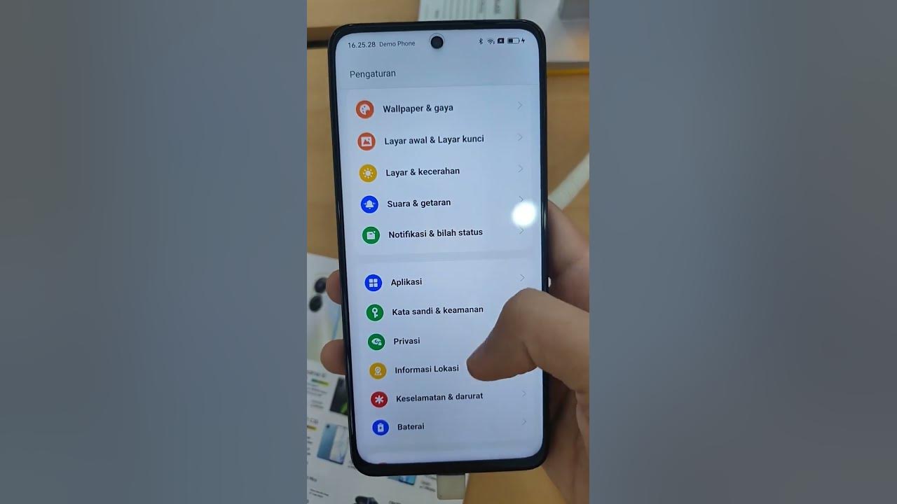 cara atur notifikasi dan bilah status realme #android #smartphone #mobilephone