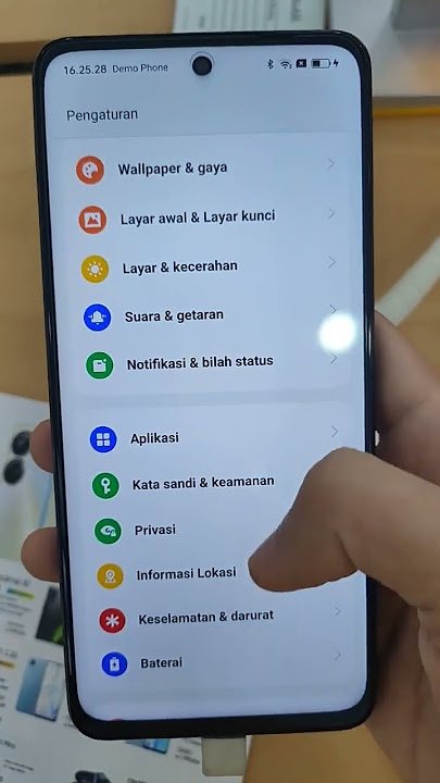 cara atur notifikasi dan bilah status realme #android #smartphone #mobilephone