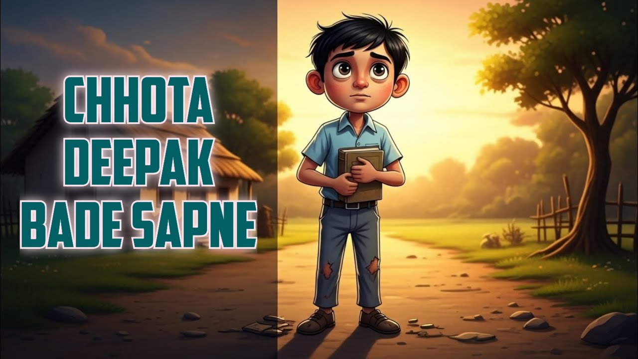 Chhota Deepak, Bade Sapne | Gareeb Bachche Ki Motivational Kahani | Kids Story Hindi