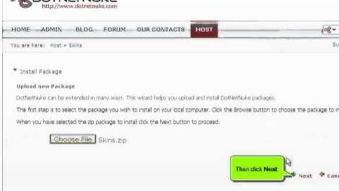 Tutorial: How to install third-party skins in DotNetNuke | LayerOnline Web Hosting