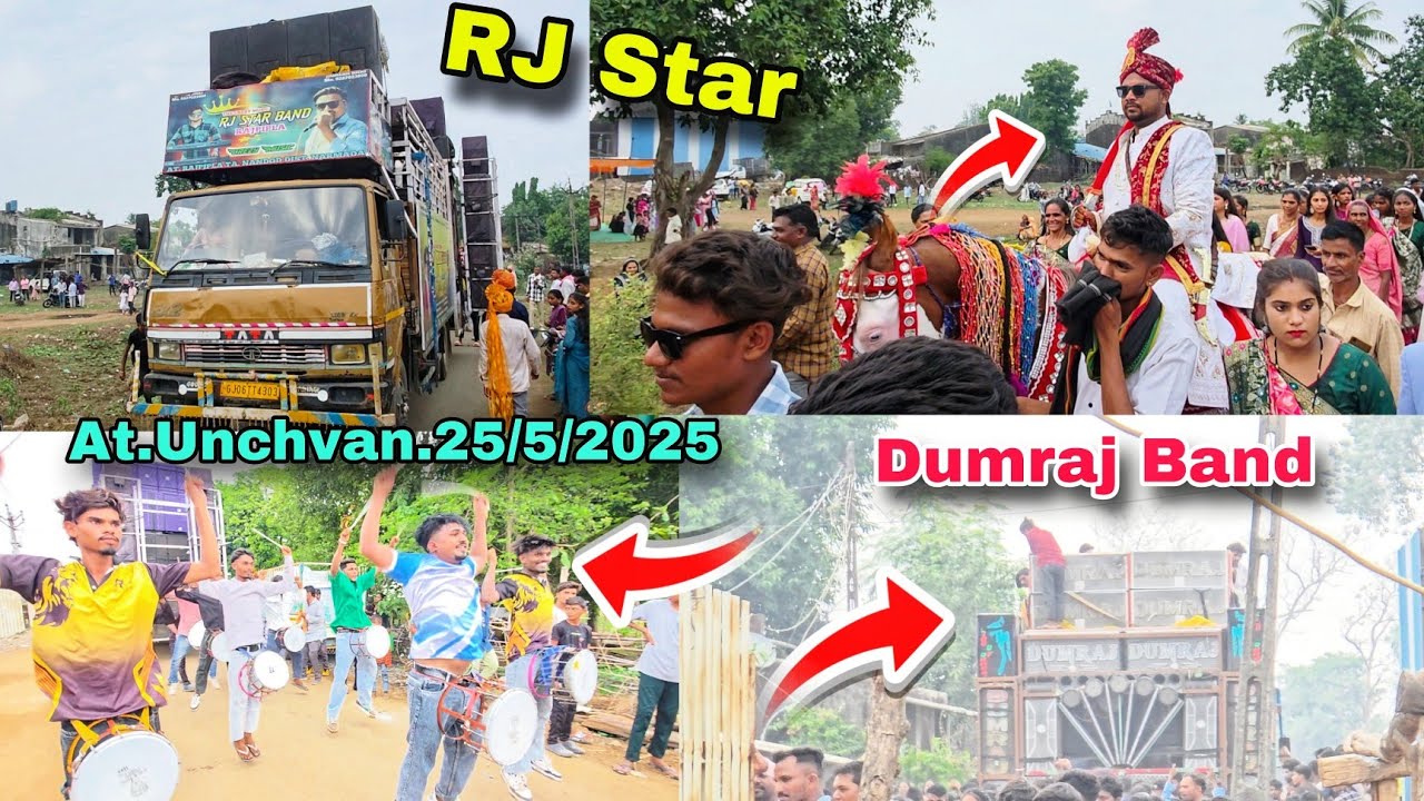 RJ Star Band.Dumraj Band.At.Unchvan.25/5/2025