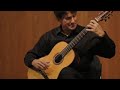 Classical Guitarist Peter Fletcher plays Prelude and Allegro by Santiago de Murcia