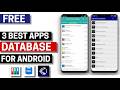 3 Best Free Database Apps for Android 2026