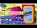 █  7 ЛУЧШИХ РЕЦЕПТОВ // СОДА для ОГОРОДА и САДА ч.5 // Борьба с ТЛЁЙ и другие предложения.