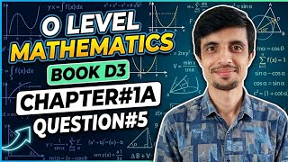 Olevel Maths|4024|BookD3|Chapter#1|Quadratic Equations and Functions| Ex:1A|Q#5| #maths #youtube 