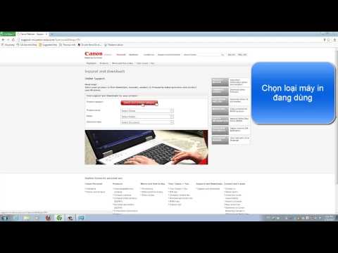 Hướng dẫn download và cài đặt Driver cho máy in Canon