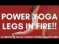 40 minutes power yoga flow en franais