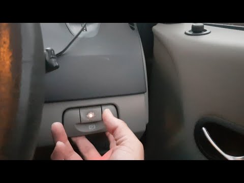Renault Scenic handbrake motor reset.