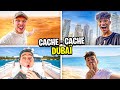 Cache cache gant dans tout duba  dsert plage yacht