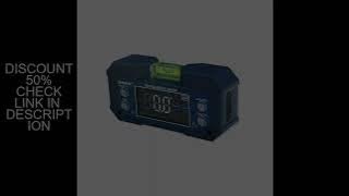 SHAHE Digital Angle Finder with Level Bubble Dual Axis Rechargable Digital Angle Gauge Magnetic Digi