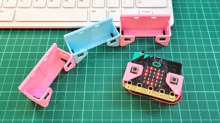 1 Minit 3D Print: Pemegang Bateri dan micro:bit