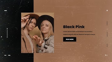 Website Landing Page Design With Animation | HTML, CSS, GSAP, jQuery And LetteringJS