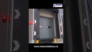 Telescopic Dock Leveler + Inflatable Dock Shelter - Complete Open Close Cycle