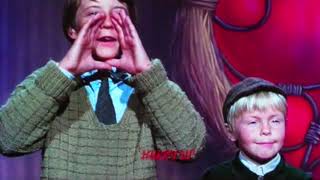 Bedknobs And Broomsticks Football Scene Featuring James, Percy, Toby And Thomas