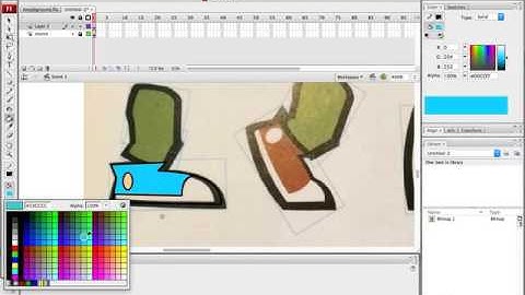 Creating a Walk Cycle in Flash Part 1