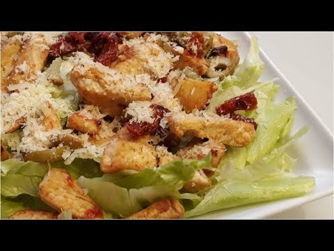 Vídeo: Salada Com Azeitonas E Frango