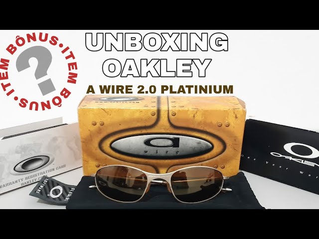OAKLEY A WIRE ORIGINAL + ITEM BONUS | UNBOXING OAKLEY