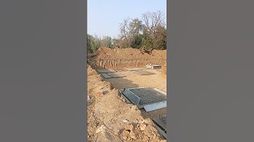 PCC, RCC reinforcement cement concrete of pedestal foundation columns #steel #construction