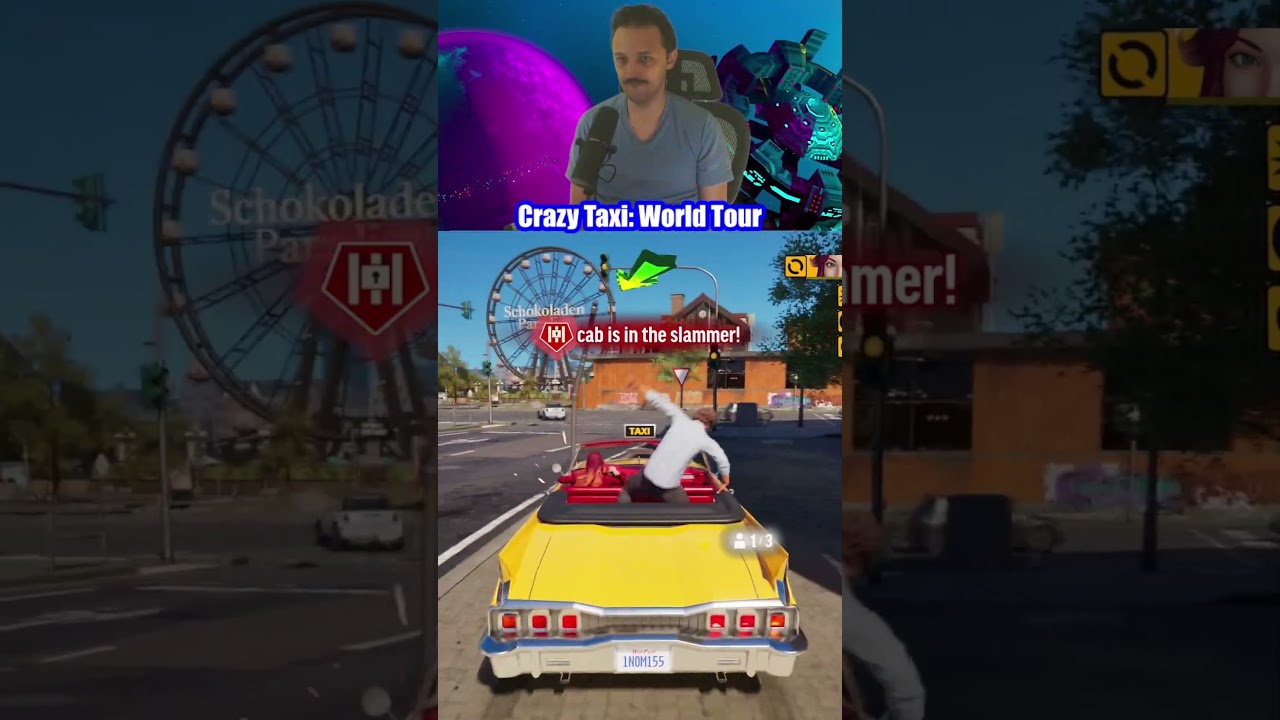 Intense match of Cops & Cabbies as Gena! | Crazy Taxi: World Tour | Xbox Series X