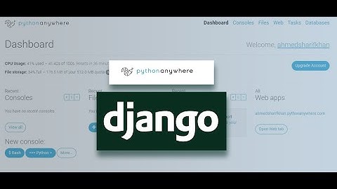 Deploy a Django App to Python Anywhere 2021
