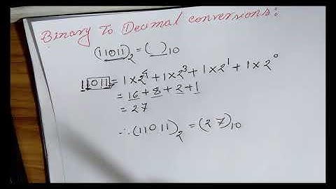 Binary To Decimal Conversion | Number System | Bangla |