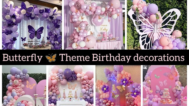 Top Trending Butterfly 🦋 Theme Birthday decorations ideas|| Trendz hub