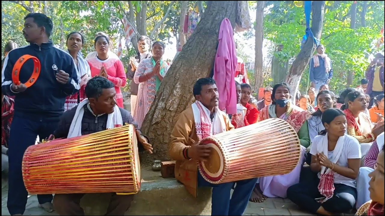 सारूबेड़ा सरना स्थल में सुन्दर सरना भजन // Shiv Oraon Johar // Sarna bhajan // chala aayo