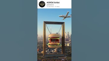 How To Create DUBAI FRAME CGI ads using VFX in blender | Blender Tutorial #cgi #vfx #blender