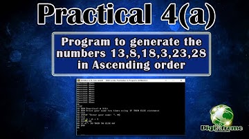 Computer Practical 4(a) - Class IX 2021