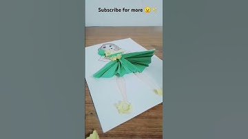 Thumbnail of 🤫😄"Diy paper Barbie dress up"✨ #shorts #shortsfeed #paperdress #barbie #song #ideas