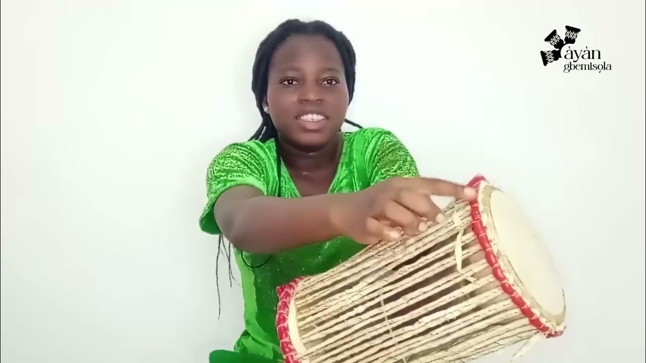 how to play talking drum (beginners lesson 1) YouTube