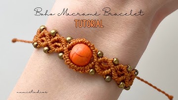 DIY Macrame Bracelet | Boho Style Handmade Bracelet Tutorial
