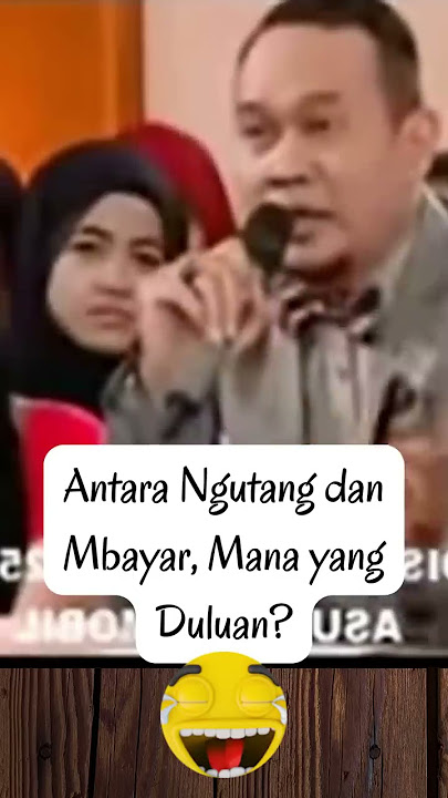 ▶️Logika Cak Lontong  ✅  Mbayar Dulu Baru Ngutang ⏹ #shorts