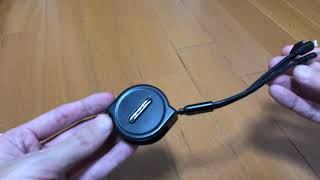 3in1 両面タイプの便利なUSB充電ケーブルのレビュー　BUTEFO 巻き取りケーブル