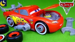 New Race Ready Take Apart Lightning Mcqueen Disney Cars 3 Toys Mack Mobile Tool Center Kit 2017 Toys