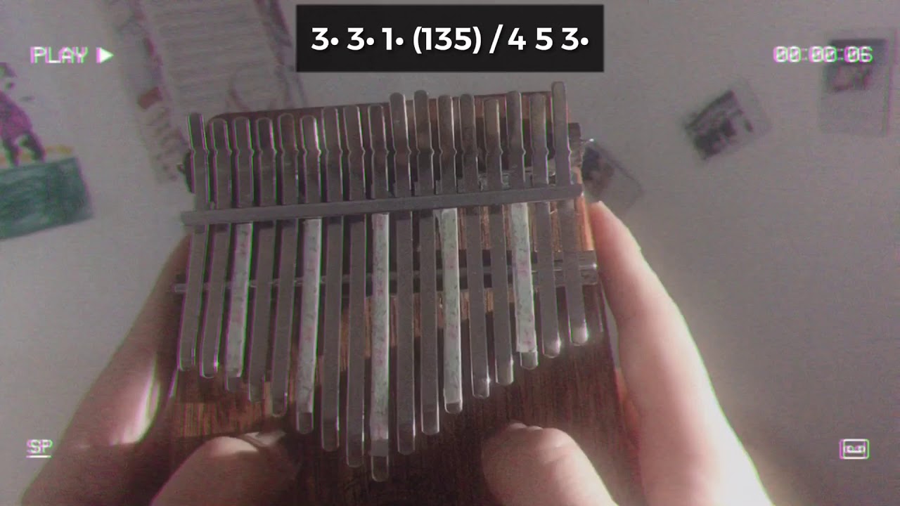 Remember Me Kalimba Tutorial Numbered Notation YouTube