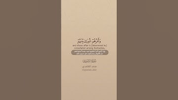 QURAN TRANSLATION - SURAH ASH-SHUARAA (37-40) تلاوة وترجمة القرآن - سورة الشورى- سعد الغامدي-