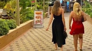 🇹🇷 Akyaka Gece Hayatı - Night Walking tour | Muğla Türkiye