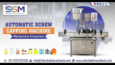 HDPE Chemical Bottle Screw Cap Sealing Machine | Chuck Capping Machine Manufacturer