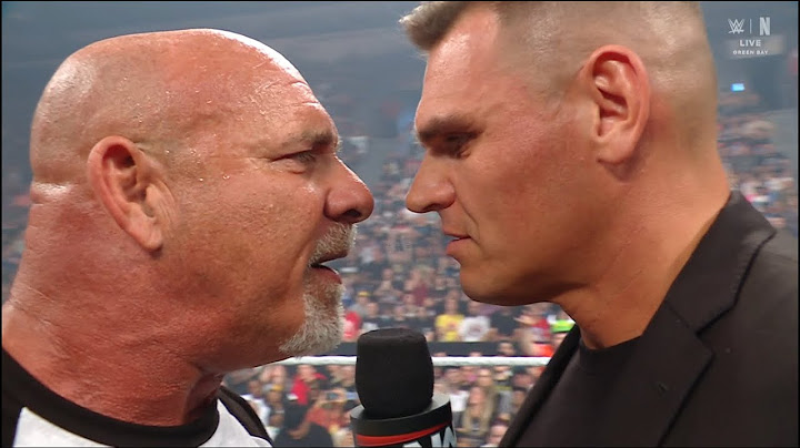 Goldberg confronts Gunther | WWE RAW 6/16/2025