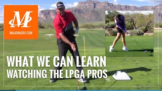 Malaska Golf // What We Can Learn Watching LPGA Players  Driver  Chipping  PreShot