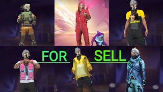 For sell ff id best collection  op gun collection rare bundle!