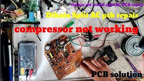 Dikain Split AC pcb repair | compressor not working // Indoor Pcb Repairing //PCB solution