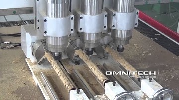 3 water cooling spindle Pneumatic tool change with 3 rotary