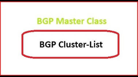 BGP Cluster List