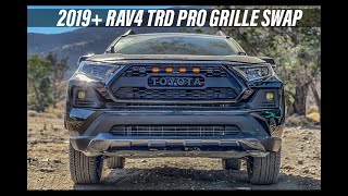 How To Install A TRD PRO Style Grille On a Toyota Rav4 | 5th Gen Rav4 IN DEPTH INSTALLATION