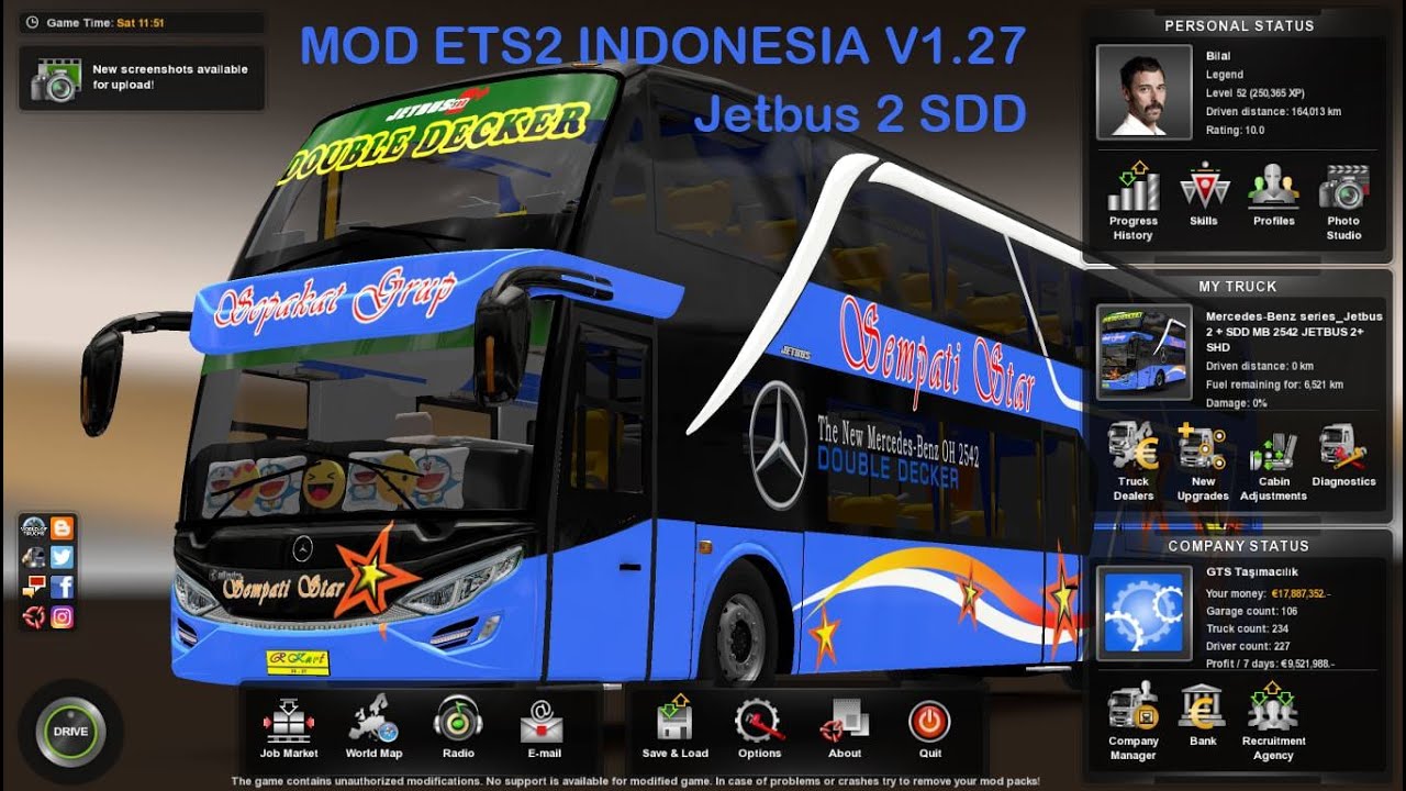 Download Mod ets2 indonesia v1.27 Terbaru YouTube