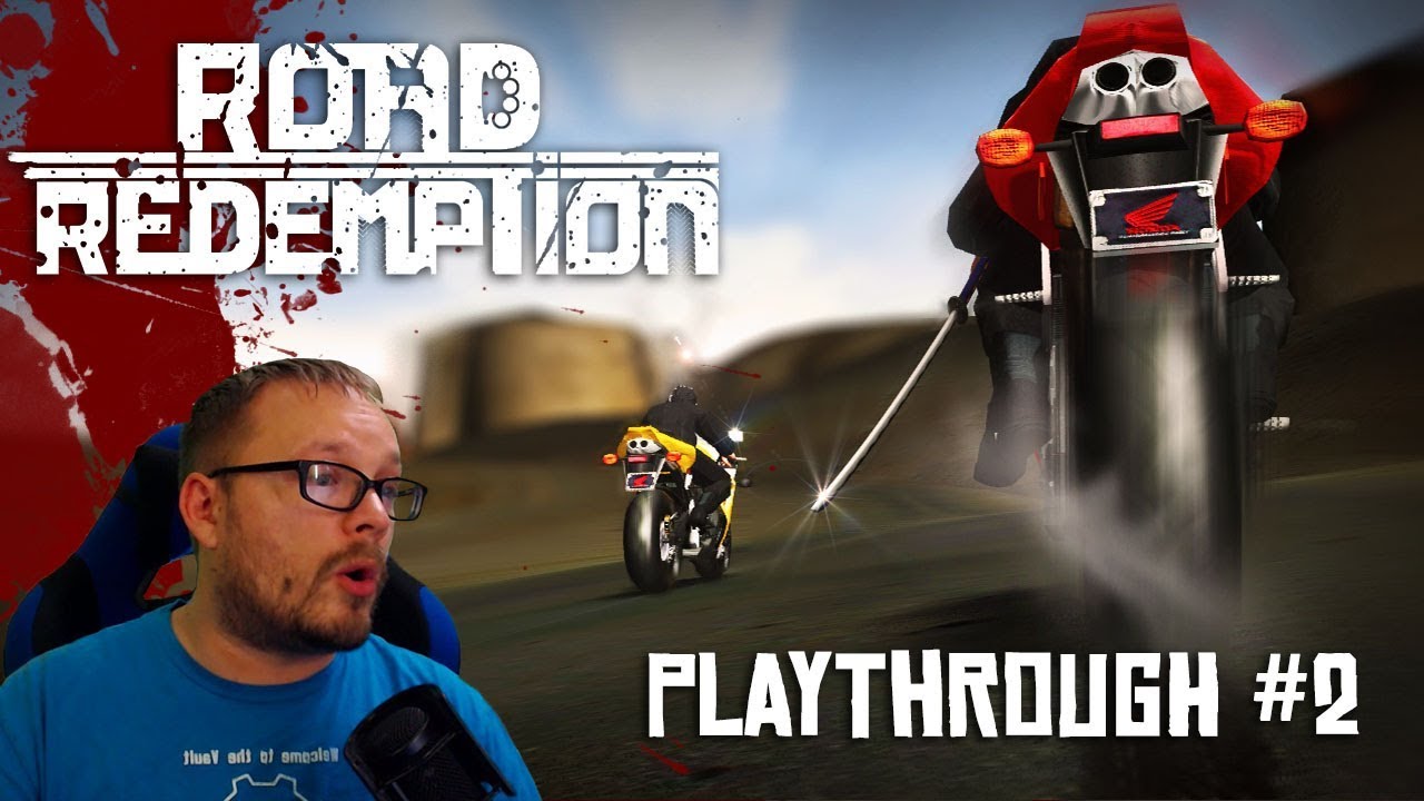 Road Rash Successor? Lets Play Road Redemption (#2) - YouTube